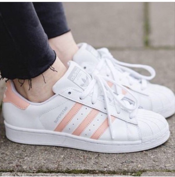 adidas superstar rose pale